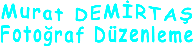 Murat DEMİRTAŞ Fotoğraf Düzenleme